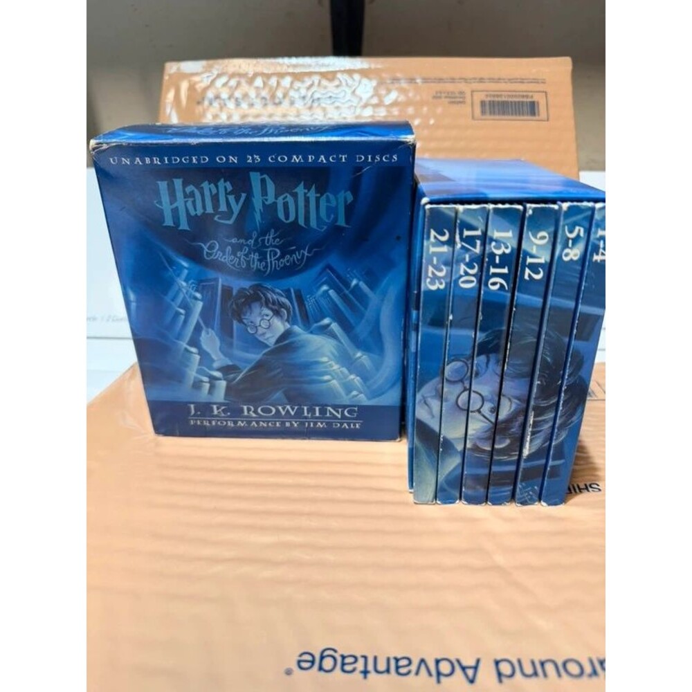Harry Potter Audio CD Audiobook Lot Books 5, 6, 7 Unabridged Jim Dale